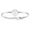 BRACCIALE Donna Brosway CHAKRA SEGNO ZODIACALE bhk375 in Acciao Silver