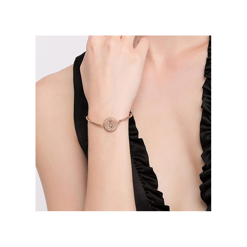 Bracciale Donna Brosway Simbolo Coccinella Chakra BHK52 in Acciaio Pvd Oro Rosa