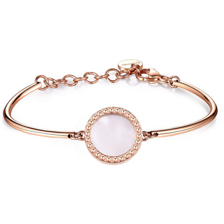 Bracciale Donna Brosway Chakra Pietra Madreperla Armonia in Acciaio Pvd Oro Rosa BHK103