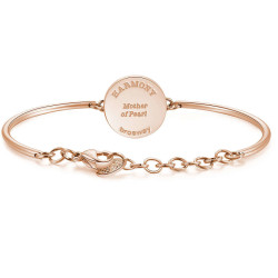 Bracciale Donna Brosway Chakra Pietra Madreperla Armonia in Acciaio Pvd Oro Rosa BHK103