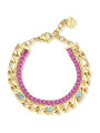 Bracciale da donna tennis Brosway BEI070 Pvd Oro Con Cristalli E Zirconi