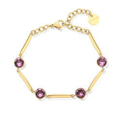 Bracciale Donna Brosway Affinity BFF163 in Acciaio Colore oro, Cristal