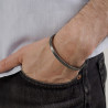 Bracciale uomo acciaio black gioielli brosway BIK19