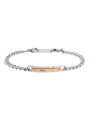 Bracciale Uomo Marlù 30br0020g Catena Grumetta in Acciao SIlver