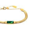copy of Bracciale Donna Marlù 33BR0024-V Vision Catena Snake in Acciaio Silver e Zircone Verdi
