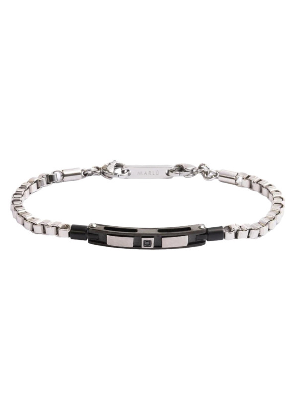 copy of Bracciale Uomo Marlù 30br0020g Catena Grumetta in Acciao SIlver
