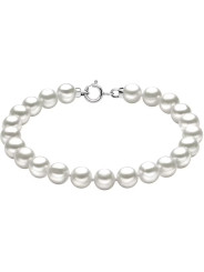 Bracciale Donna Comete BRQ 109 AM Easy Basic in Oro 18 Kt Perle Bianche 4,5/5 MM