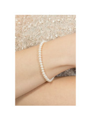 Bracciale Donna Comete BRQ 109 AM Easy Basic in Oro 18 Kt Perle Bianche 4,5/5 MM
