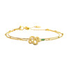 Bracciale Donna Marlù 33BR0026G-V Vision Catena Grumetta in Acciaio Oro con Centrale Serpente