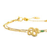 Bracciale Donna Marlù 33BR0026G-V Vision Catena Grumetta in Acciaio Oro con Centrale Serpente