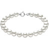 Bracciale Donna Comete BRQ 110 AM Easy Basic in Oro 18 Kt Perle Bianche 5/5.5MM