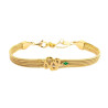 Bracciale Donna Marlù 33BR0028G-V Vision Catena Multifilo in Acciaio Oro Centrale Serpente