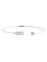Bracciale Donna Marlù 18BR075 Rigido in Acciaio Silver Infinito