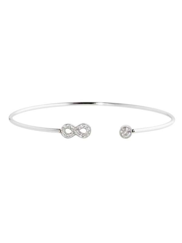Bracciale Donna Marlù 18BR075 Rigido in Acciaio Silver Infinito
