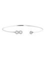 Bracciale Donna Marlù 18BR075 Rigido in Acciaio Silver Infinito