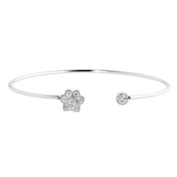 Bracciale Donna Marlù 18BR077 Rigido in Acciaio Silver Zampina