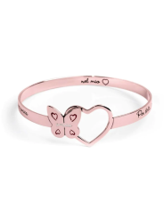 Bracciale Donna Rigido Marlù 15BR035R FARFALLA in Acciaio con Pvd Oro Rosa
