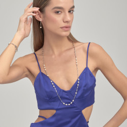 Collana Donna Brosway Affinity BFF156 in Acciaio Colore Argento con Zirconi
