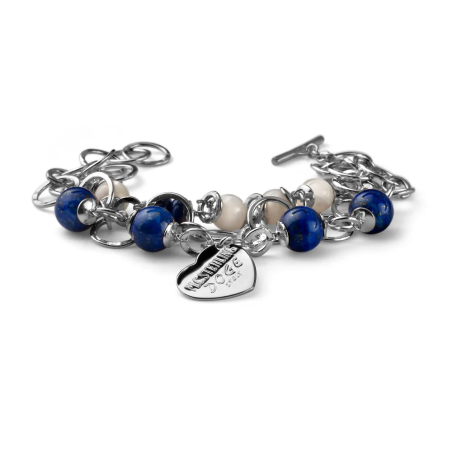 Bracciale Donna Maria Cristina Sterling G1826 Doge in Argento 925% e Aulite Bianca