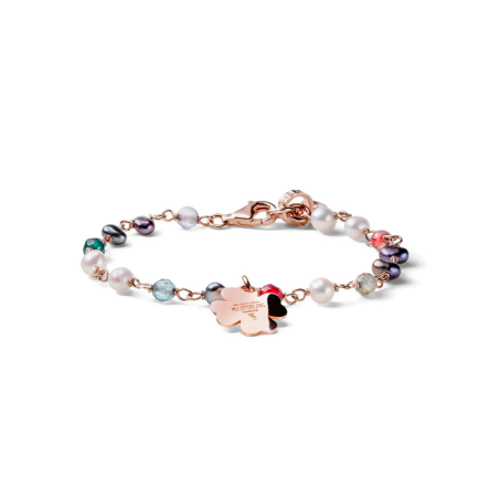 Bracciale Donna Maria Cristina Sterling G3973 Quadrifoglio Luckyou in Argento 925% e Pietre
