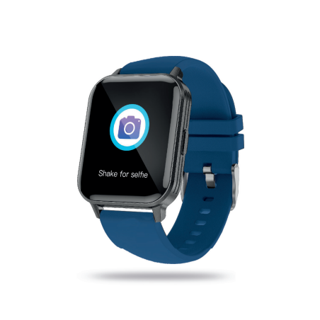 Orologio Smartwatch Unisex Paul Edward PE019C Cinturino in Silicone Blu