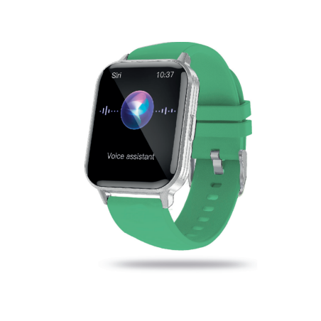 Orologio Smartwatch Unisex Paul Edward PE019E Cinturino in Silicone Verde