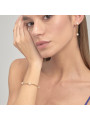 Bracciale Donna Brosway Affinity BFF165 in Acciaio Colore Oro e Perle Bianche