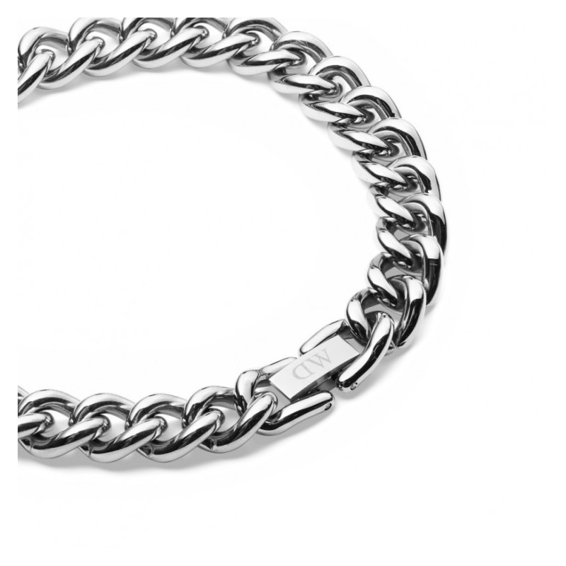 Bracciale Donna Daniel Wellington Chunky Chain DW00400849 in Acciaio Silver