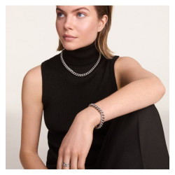 Bracciale Donna Daniel Wellington Chunky Chain DW00400849 in Acciaio Silver