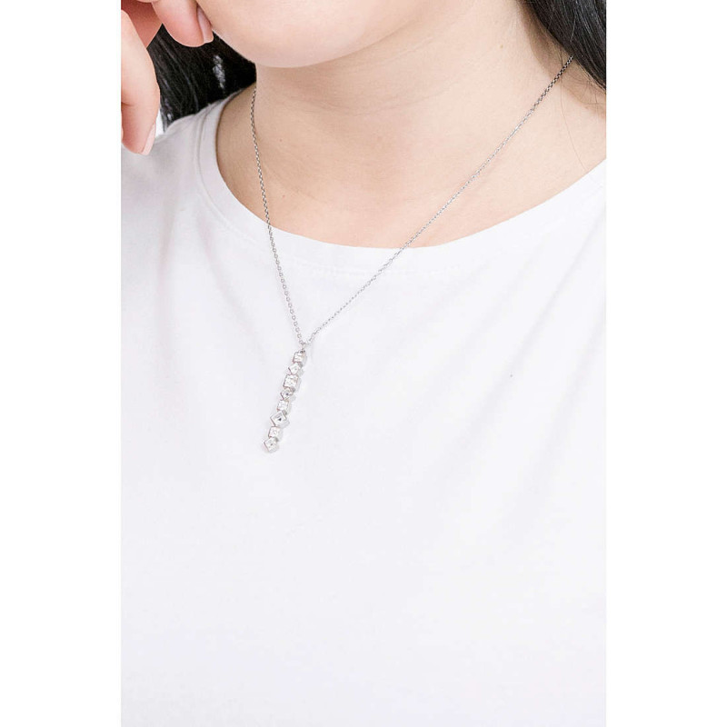 Women's Necklace Brosway Jewelry BYM83 In Swarosky Steel