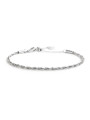 Bracciale Unisex catena Marlù Vision 33BR0040 con catena a corda Acciaio Silver