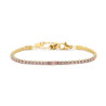 Bracciale Donna Marlù 31BR0006G-LF tennis zirconi rosa pvd oro piccolo