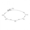 Gioielli Marlu 20CV050  Lunghezza totale 25,8 cm, regolabile tramite cursore da 25,8 cm a 19,9 cm. Materiale ACCIAIO E PVD ORO,