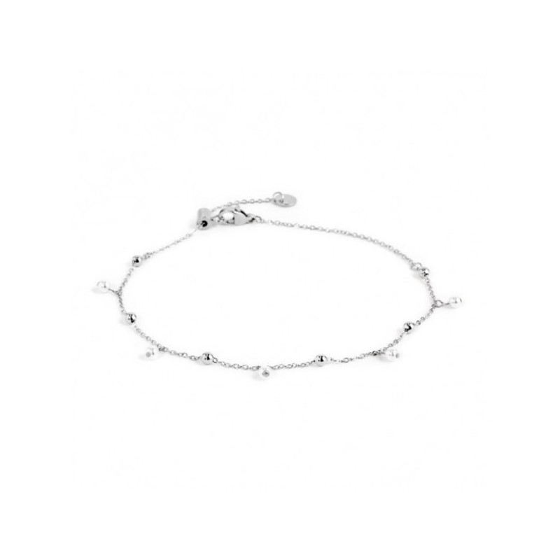 Cavigliera Donna Marlù 20cv051-w Acciaio Silver con Perle Bianche Cavigliera Donna Marlù 20cv051-w Acciaio Silver con Perle Bianche