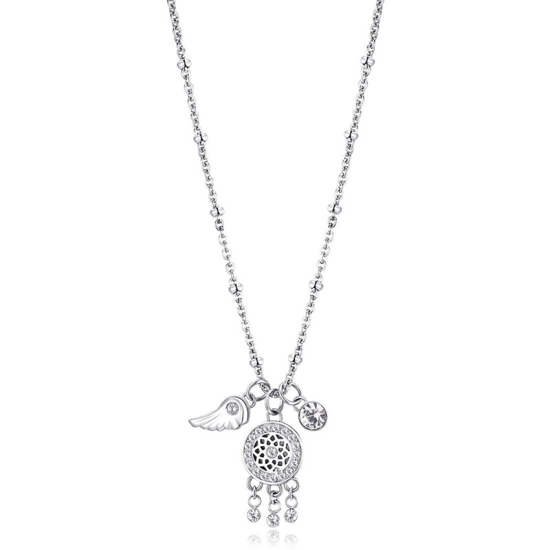 Collana Donna Chakra Brosway BHKN055 Fortuna con Acchiappasogni e Ala Silver Collana Donna Chakra Brosway BHKN055 Fortuna con Acchiappasogni e Ala Silver