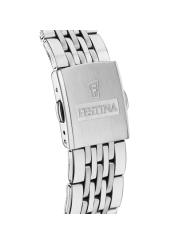 Orologio Cronografo Uomo Festina F20285/3 Timeless in Acciaio Silver e Blu