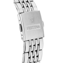 Orologio Cronografo Uomo Festina F20285/3 Timeless in Acciaio Silver e Blu