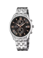 Orologio Cronografo Uomo Festina F6854/7 Timeless in Acciaio Silver e Nero