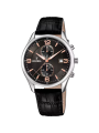 Orologio Cronografo Uomo Festina Chrono Timeless F6855/7 Cinturino Pelle Nero