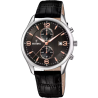 Orologio Cronografo Uomo Festina Chrono Timeless F6855/7 Cinturino Pelle Nero