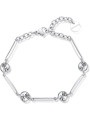 Bracciale Donna Brosway Affinity BFF162 in Acciaio Colore Argento con Cristalli