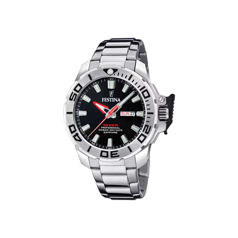 Orologio Cronografo Uomo Festina Chrono The Original F20665/4 in Acciaio Silver Orologio Cronografo Uomo Festina Chrono The Original F20665/4 in Acciaio Silver