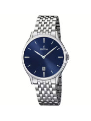 Orologio Solo Tempo Uomo Festina Acero Clasico F16744/3 in Acciaio SIlver 39mm
