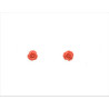 Women's Nadir Earrings in Silver925 with Pink Coral Paste - Made In Italy