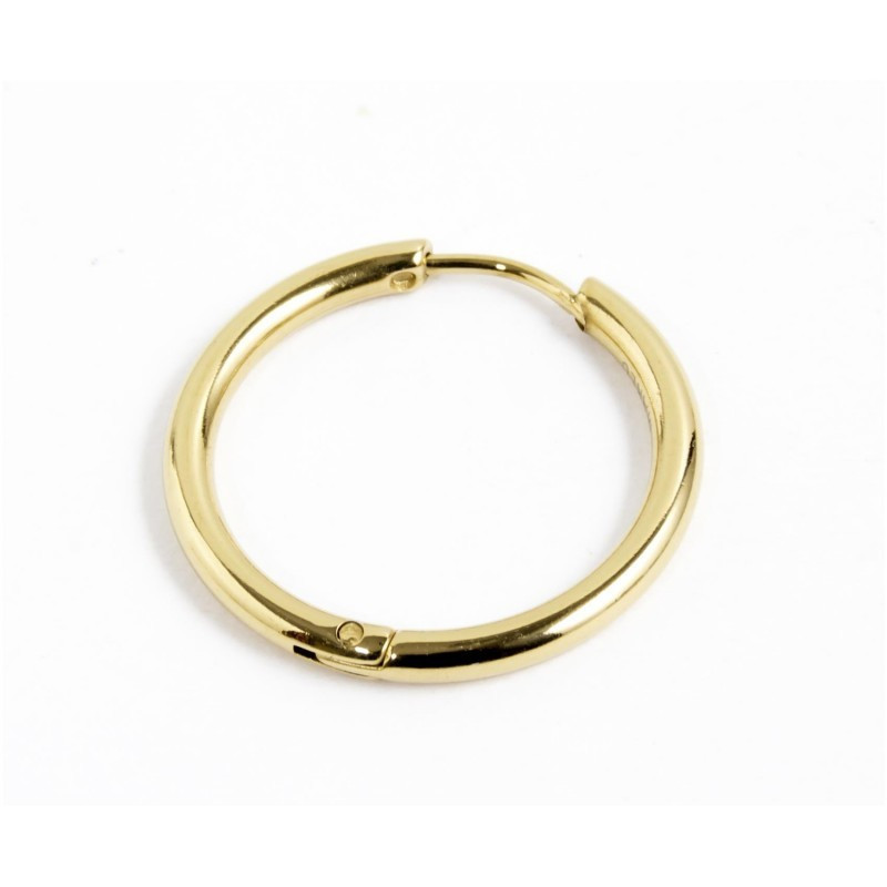 MARLU' MONO ORECCHINO ACCIAIO Pvd Oro CERCHIO DIAMETRO 20MM 2OR0049G MARLU' MONO ORECCHINO ACCIAIO Pvd Oro CERCHIO DIAMETRO 20MM 2OR0049G