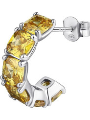 Orecchino Donna Brosway Fancy FEY08 in Argento 925% e Cristalli Gialli