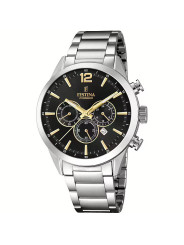 Orologio Cronografo Uomo Festina Timeless F20343/4 in Acciaio Silver 43mm