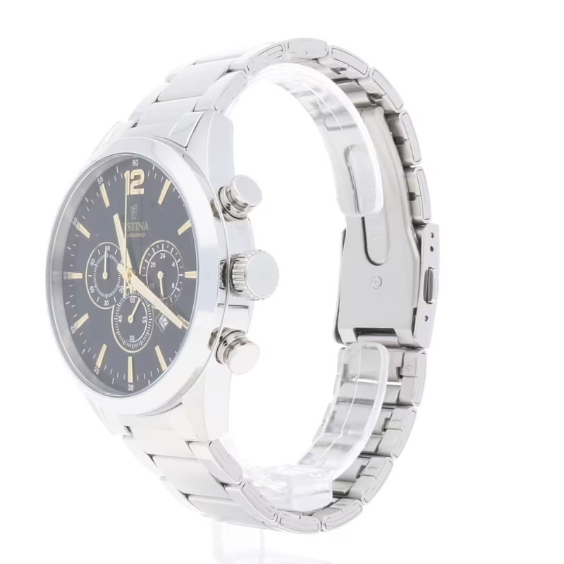 Orologio Cronografo Uomo Festina Timeless F20343/4 in Acciaio Silver 43mm