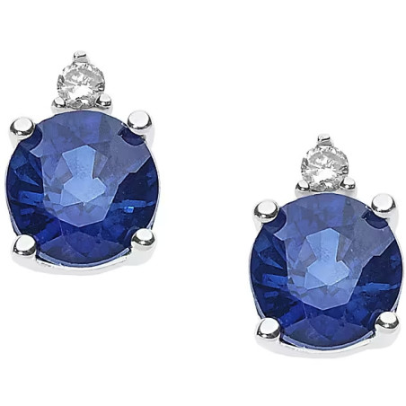 Orecchini Donna Comete Storia Di Luce ORB 880 in Oro 750% con Diamanti e Rubino