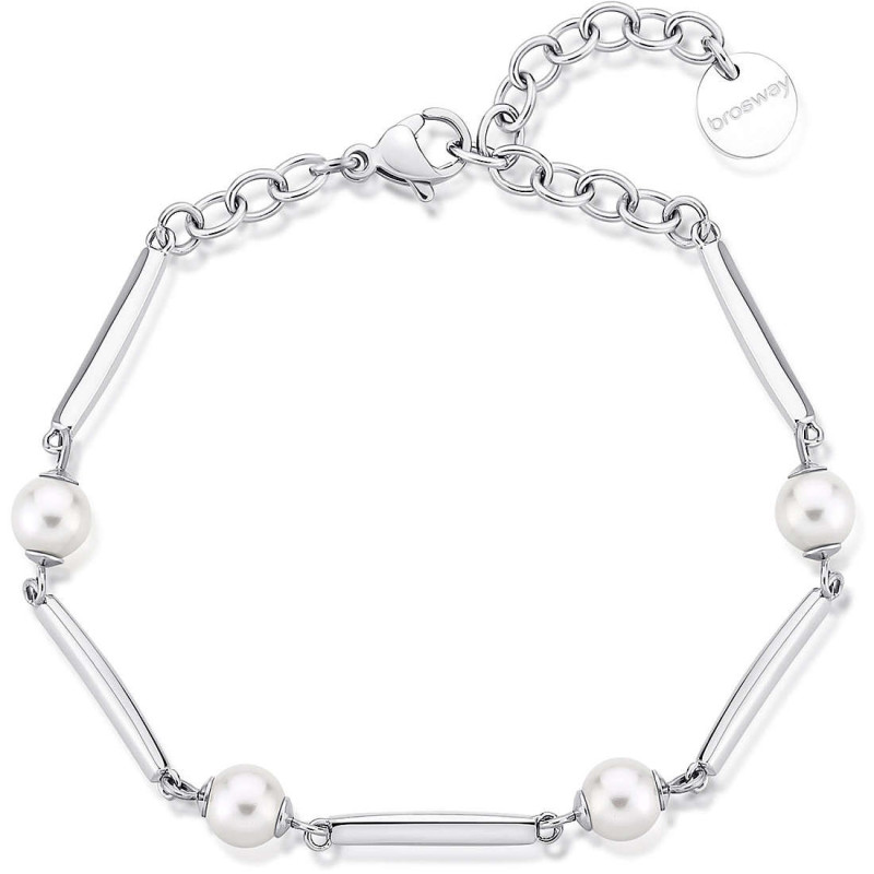 Bracciale Donna Brosway Affinity BFF164 in Acciaio Colore Argento e Perle Bracciale Donna Brosway Affinity BFF164 in Acciaio Colore Argento e Perle